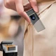 Электрическая зажигалка сенсорная TH-100, USB перезаряжаемая, металлическая Черная - изображение 4