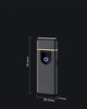 Электрическая зажигалка сенсорная TH-100, USB перезаряжаемая, металлическая Черная - изображение 5