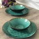 Салатник Olens "GREEN LAGUNA" 17*5 см кераміка кругла блакитна - зображення 4