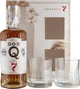 Ром Don Q Reserva 7 yo 0.7 л 40% + 2 бокала в подарочной коробке (2021000046995) - изображение 1