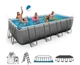 Бассейн каркасный прямоугольный INTEX 26356 XTR PREMIUM POOL LINE, полная комплектация, 549х274х132 см - изображение 3