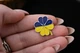 Значок Клевер конюшина чотирилисник прапор Україна на щастя національна символіка VTS - изображение 3