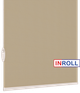 Ролета тканевая INROLL Есо-Mini 72,5х185 см Camila Латте A650 - изображение 4