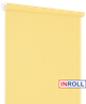 Ролета тканевая INROLL Есо-Mini 42,5х185 см Camila Светло-желтый A606 - изображение 3