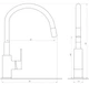 Смеситель для кухни Globus Lux Milano GLM-203LR-10-BB - изображение 5