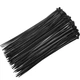 Хомут пластиковий стяжка Nylon Cable Tie Black 100×3 мм 100 штук - зображення 3