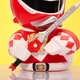 Фігурка Numskull Official Power Rangers Red Ranger TUBBZ Cosplay Duck Collectible Червоний рейнджер: Косплей качка - зображення 7