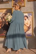 Платье с оборками Tatiana КЛАРА серо-голубая 62 - изображение 2