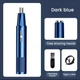 Тример для носа та вух Nose hair trimmer YD-555 на акумуляторі з USB зарядкою синій - зображення 1
