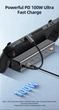 Док-станція Rocoren 6в1 100W для Steam Deck|iPad|Android (HDMI 4K/ Gigabit Ethernet/ 3хUSB 3.0/ USB-C 100W) - зображення 6