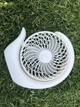 Mini Fan SQ-2021 White аккумуляторный вентилятор поворотный портативный 5в два количества скорости - изображение 2