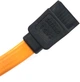 Кабель Value SATA3.0 7pin F/F 0.4 м Yellow (S0636) - изображение 2