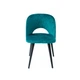 Стілець Soft Style МАРК Magic Velvet 2220 Смарагдовий, ніжки Чорний (SSM 244) - зображення 2