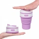 Стакан складной 350 мл, Silicon Magic Cup, Фиолетовый - изображение 2