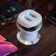 АЗП блок Hoco Z40 (2USB/ 2.4A) + кабель Micro USB білий - изображение 3