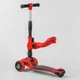 Самокат трехколесный с сиденьем ST-18003 (6) Best Scooter, maxi, складной алюминиевый руль, 3 колеса PU со светом, d=12 см - изображение 4