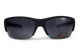 Окуляри поляризаційні BluWater Daytona-2 Polarized (gray) чорні в чорно-синій оправі - зображення 4