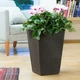 Горшок для цветов Keter Rattan Planter small коричневый (17192300) - изображение 2