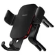 Автодержатель для телефона Baseus Metal AgeⅡ Gravity Car Mount Держатель в машину (SUJS030001) Black - изображение 1