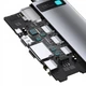 Док-станция USB3.1 Type-C Baseus CAHUB-CU0G USB-C Power Delivery 100W/HDMI 4K 30Hz/VGA/USB3.2/RJ45/SD TF 9in1 Grey - изображение 7