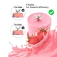 Портативный блендер бутылка A-plus Mini Juice 380 ML для приготовления смузи, коктейлей USB Розовый - изображение 3