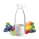 Портативный блендер бутылка A-plus Mini Juice 380 ML для приготовления смузи, коктейлей USB Белый - изображение 2
