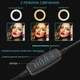 Набор блогера 2 в 1 RingLight кольцевая LED лампа LC-330 33 см, держатель для телефона, питание USB + Подарок Штатив 2,1 м + bluetooth пульт - изображение 4