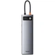Перехідник HUB Baseus Metal Gleam Series 11-in-1 Multifunctional Type-C (CAHUB-CT0G) Space Gray - зображення 1