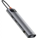 Перехідник HUB Baseus Metal Gleam Series 11-in-1 Multifunctional Type-C (CAHUB-CT0G) Space Gray - зображення 3