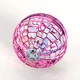 Літаюча куля світиться FlyNova pro Flying spinner Іграшка куля спіннер для дітей Рожева - зображення 2