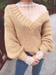 Прозора кофтинка в смужку гольф сітка водолазка блузка Honey Fashion Accessories XS/S білий (10-48) - изображение 3