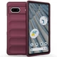 Силиконовый (TPU) чехол Deexe Terra Case для Google Pixel 7a - Wine Red - изображение 1