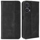 Чохол Deexe Retro Style для Xiaomi Poco F5 / Redmi Note 12 Turbo - Black - зображення 1