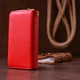 Кошелек женский из зернистой экокожи KIVI 19042 Красный 3761376 - изображение 9