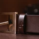 Ремень Grande Pelle 11053 кожа Коричневый - изображение 7