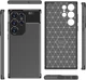 Чохол Fiji Ultimate Carbon для Samsung Galaxy S23 Ultra (S918) протиударний бампер чорний - зображення 4
