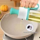 Емкость для масла 2в1 с силиконовой кисточкой Flora Oil Dispenser Bottle стеклянная бутылка диспенсер с ручкой 550мл Blue - изображение 6