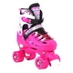 Раздвижные ролики квады Scale Sports розовые, размер 34-38 - изображение 2