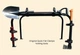Quick Fist Roll Bar Tool Mounts 90050 Крепление переходник на трубы кенгурятник - изображение 4