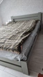 Двуспальная кровать деревянная Палермо плюс 160х220 Серая эмаль K 045 Шаг ламелей 5,5 см. - изображение 4