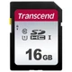 Карта памяти Transcend 16GB SDHC class 10 UHS-I U1 (TS16GSDC300S) - изображение 1