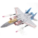 Трансформер Старскрим (истребитель) 12 см с подставкой и оружием - Starscream, Jinbao - изображение 3