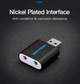 Внешняя звуковая карта Vention USB 2 в 1 (VAB-S17-BK) - изображение 3