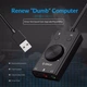 Внешняя звуковая карта Orico SC2 USB Sound Card Adapter - изображение 4