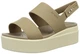 Женские сандалии CROCS Women’s Brooklyn Low Wedge 37 Хаки/бежевый 206453 - изображение 3
