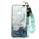 Чохол Lanyard для Xiaomi Redmi 10A бампер з ремінцем Azure - зображення 1