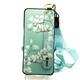 Чохол Lanyard для Xiaomi Redmi Note 9S бампер з ремінцем Cyan - зображення 1