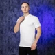 Мужская трикотажная футболка с коротким рукавом прямого кроя ПОЛО Loft белая 3XL 1-LOFTW-3XL - изображение 3