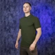 Чоловічі трикотажні футболки з коротким рукавом прямого крою ПОЛО Loft хакі 2XL 1-LOFTX-2XL - зображення 4