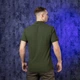 Чоловічі трикотажні футболки з коротким рукавом прямого крою ПОЛО Loft хакі 2XL 1-LOFTX-2XL - зображення 5